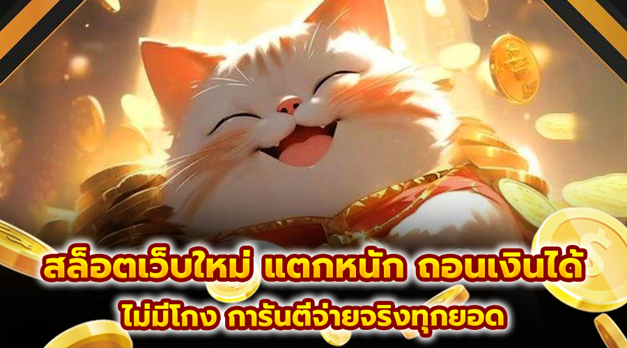 สล็อตเว็บใหม่ แตกหนัก ถอนเงินได้