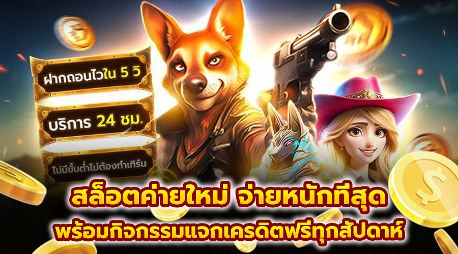 สล็อตค่ายใหม่ จ่ายหนักที่สุด
